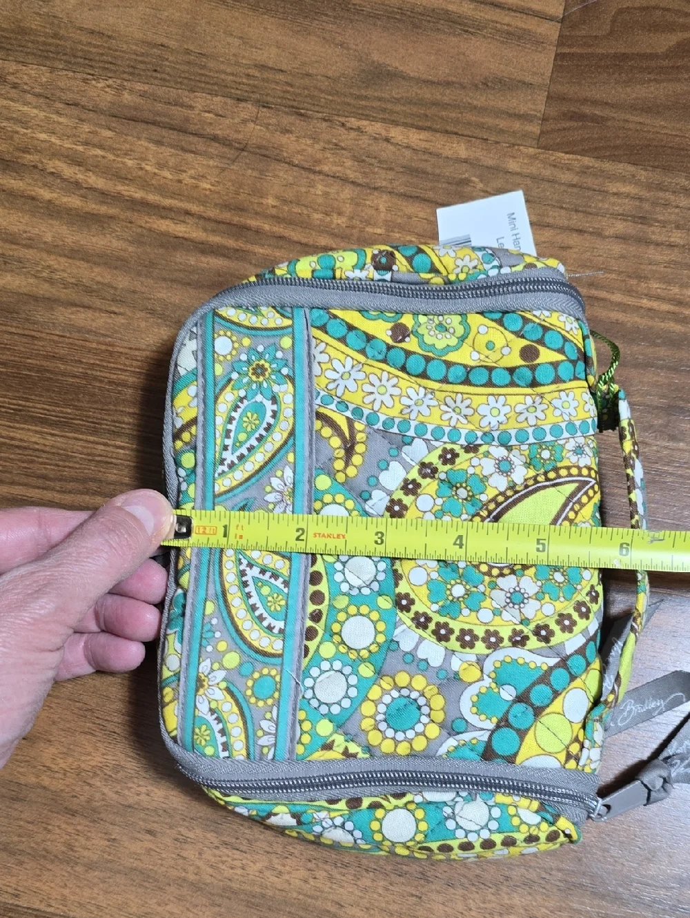Vera Bradley Mini Hanging Organizer - Lemon Parfait